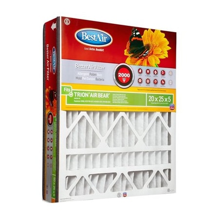 Bestair 20x25x5 Pleated Air Filter AB2025-11R
